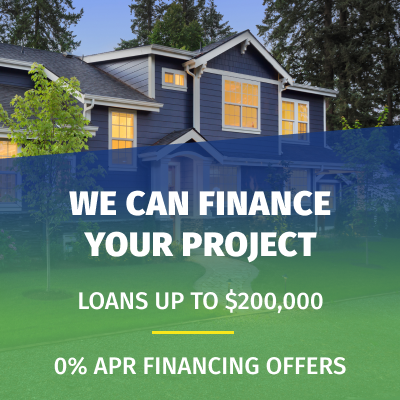 We Can Finance Your Project - Loans up to $200,000 - 0% APR Financing Offers